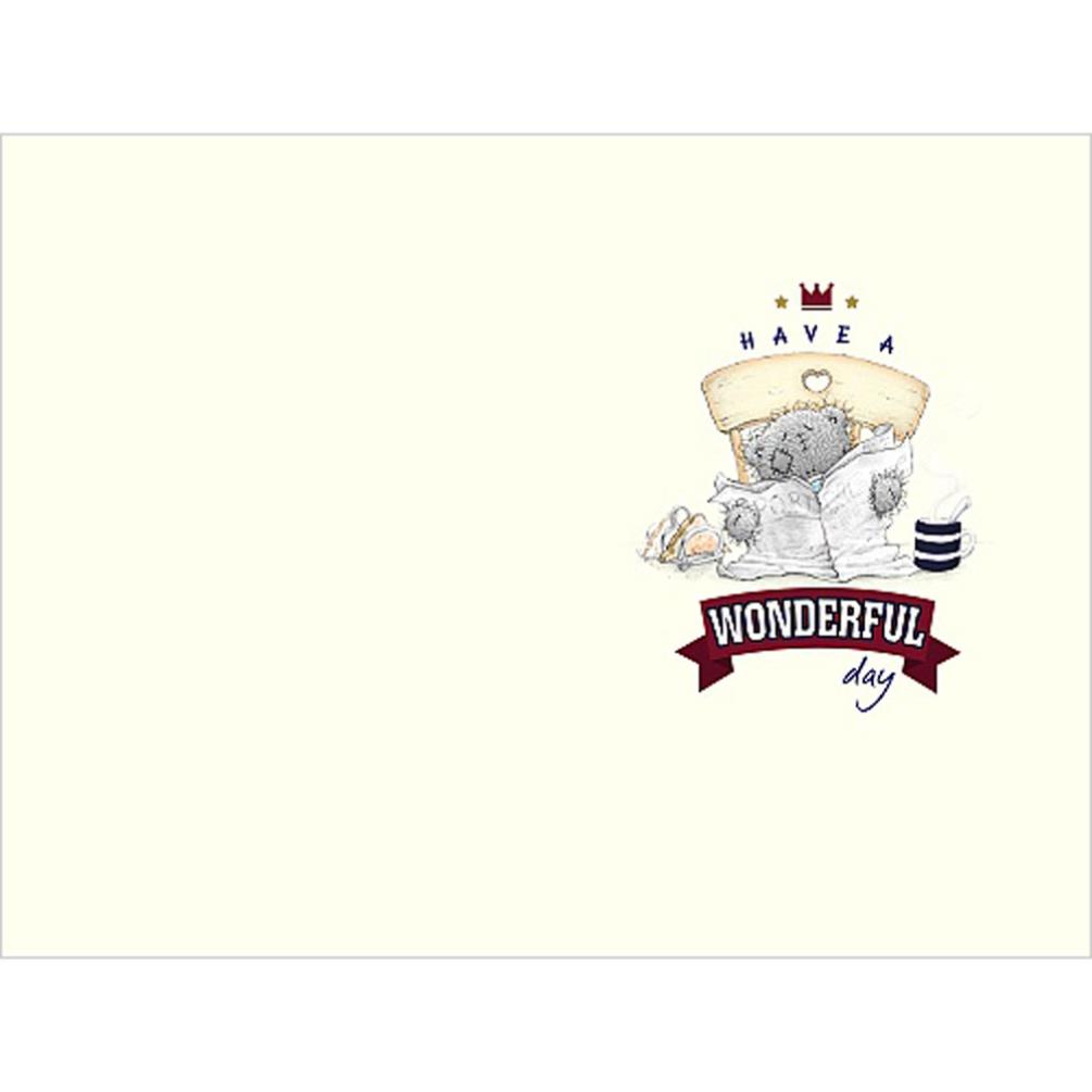 Relaxing Bear Me To You Bear Father Day Card Extra Image 1